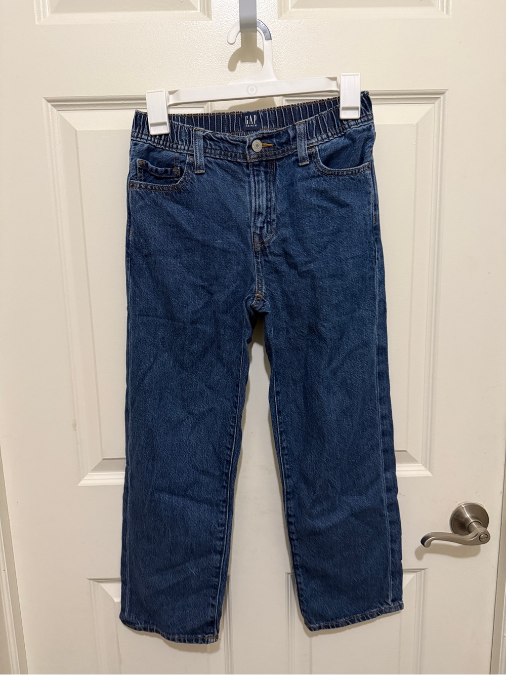 GAP Kids Dark Blue Straight-Leg Jeans